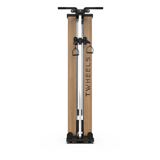 Fitness Seilzugturm aus Eichenholz – TWHEELS