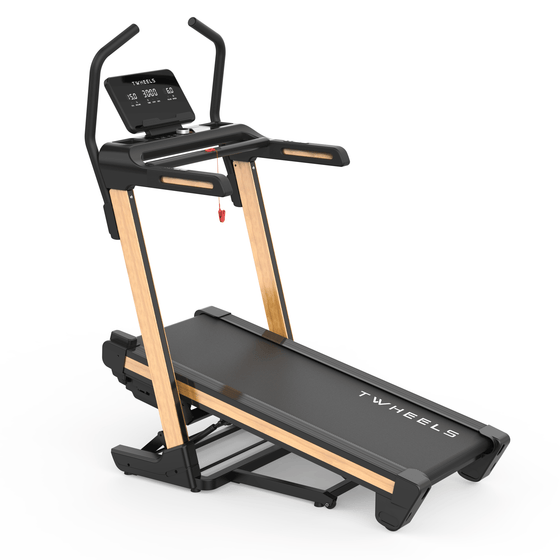Pro Laufband aus Eichenholz mit Steigung – TWHEELS