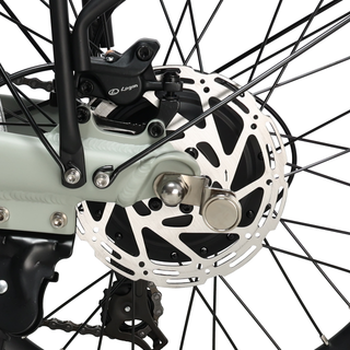 TWHEELS E-Bike City Faltrad mit LCD-Display und Scooter-Modus.