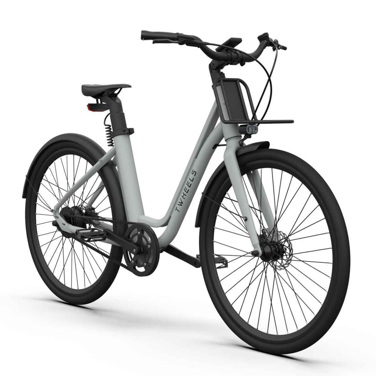 TWHEELS E-Bike City Classic in Schwarz, neueste Technik im klassischen Design.