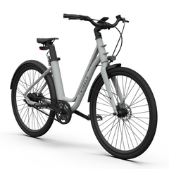 TWHEELS E-Bike City Classic, elektrisches Cityvelo mit Riemenantrieb, Studioaufnahme.