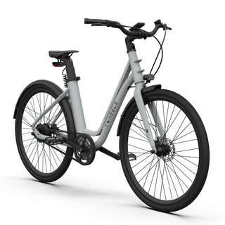 TWHEELS E-Bike City Classic, elektrisches Cityvelo mit Riemenantrieb, Studioaufnahme.