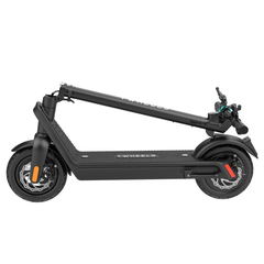 TWHEELS E-Scooter Pro in Schwarz, Lenker und Display, Detailansicht.