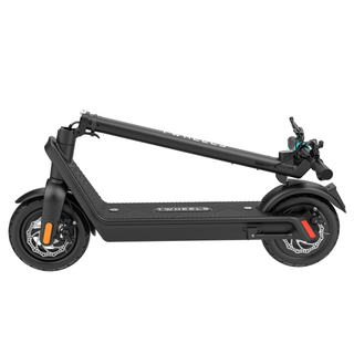 TWHEELS E-Scooter Pro in Schwarz, Lenker und Display, Detailansicht.