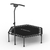 TWHEELS Fitness-Trampolin mit schwarzer Sprungfläche und T-Griff.