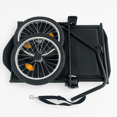 TWHEELS Veloanhänger für Einkauf, Gepäck und Transport am Velo.