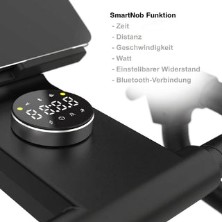 Hometrainer Indoor Bike von TWHEELS aus Eichenholz, hochwertiges Home-Gym-Design.