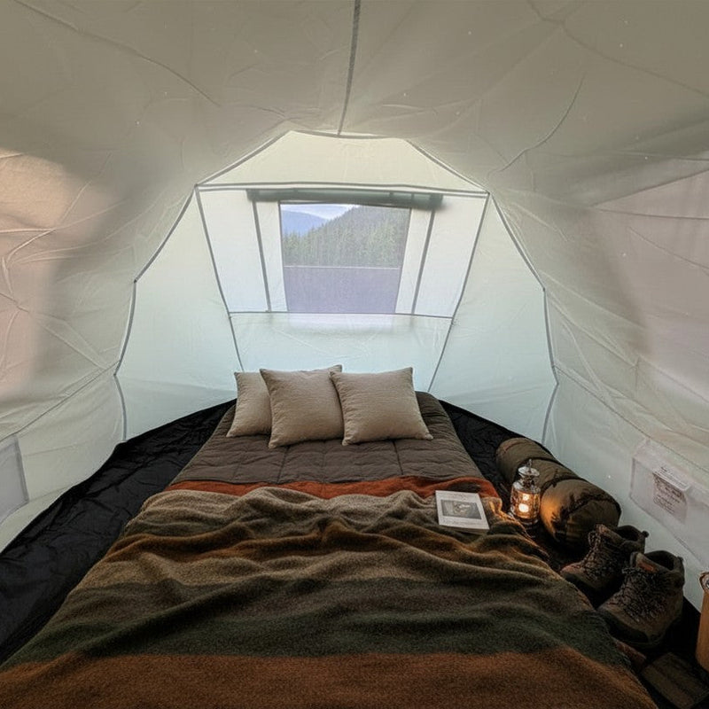 Tunnelzelt Camping – Familienzelt mit 3 Eingängen | Wasserdicht 3000 mm | Leicht 8 kg