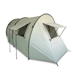 Familienzelt von TWHEELS mit grossem Innenraum und drei Eingängen