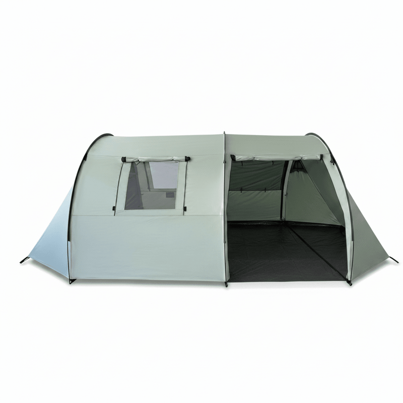 Tunnelzelt Camping von TWHEELS, Familienzelt mit 3 Eingängen, wasserdicht 3000 mm