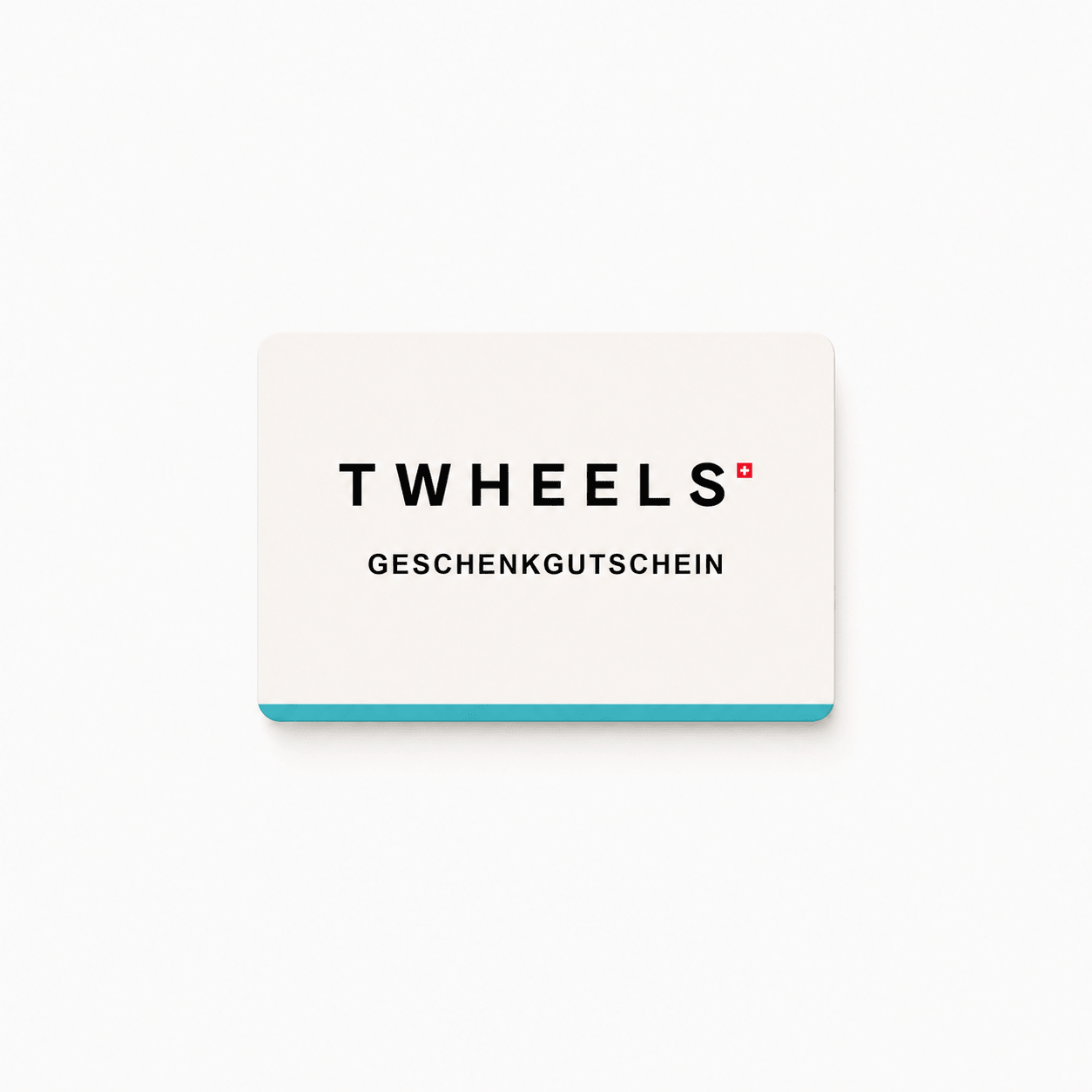 TWHEELS Geschenkgutschein auf quadratischem Hintergrund